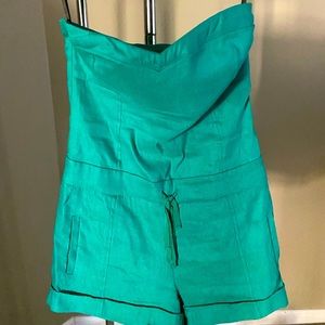 Bebe - strapless shorts romper